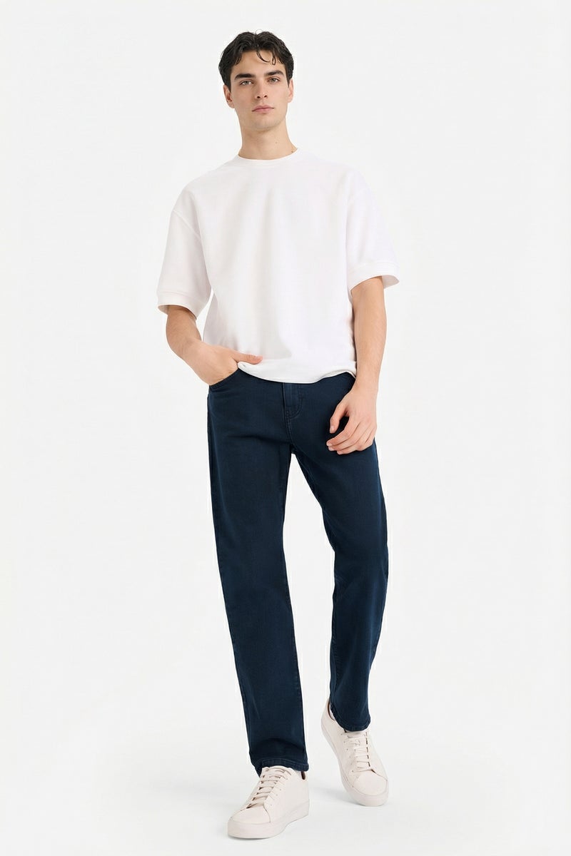 DeFacto Blue Man Tapered Fit Jeans Casual - Image 2